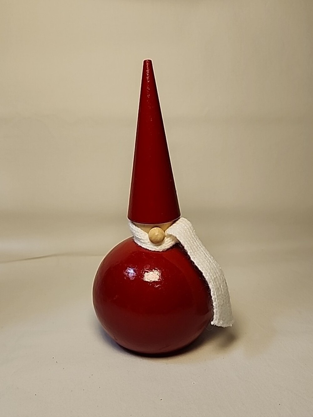 Vtg Tomte Sweden Santa Klot LarssonsTra Gnome Scandinavia Cone Christmas